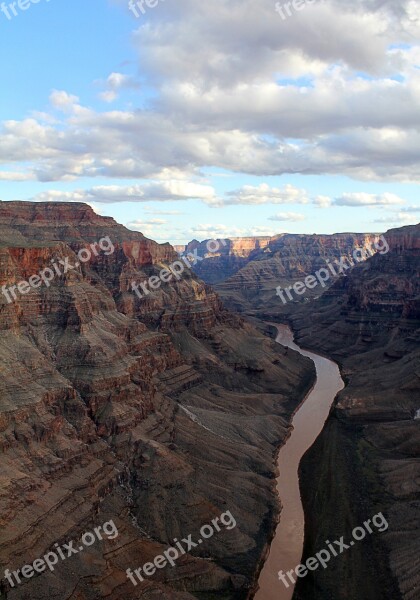 Colorado River Grand Canyon Red Rocks Scenery