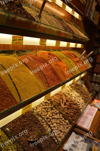 Spices Market Istanbul Bazar Turkey