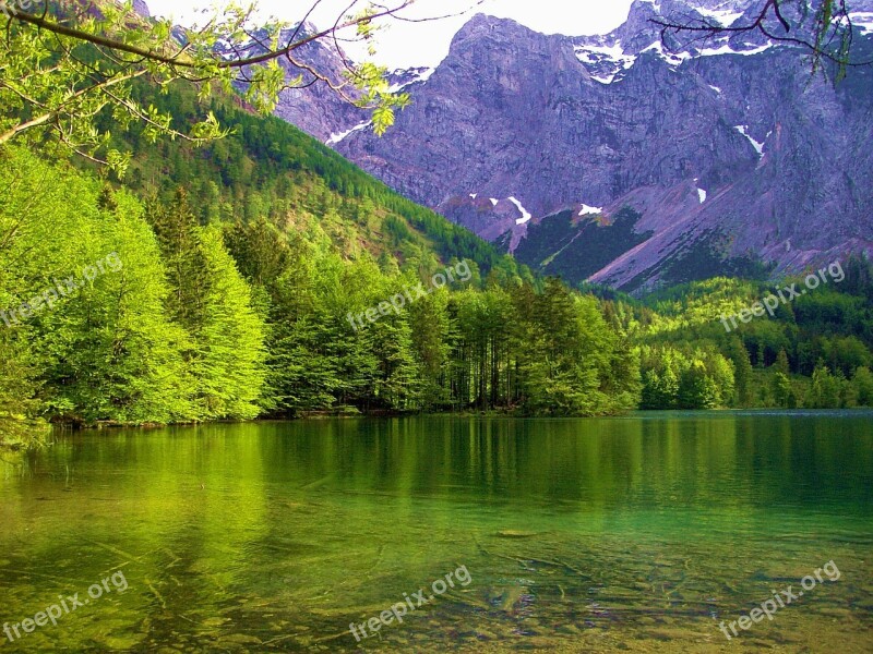 Maritime Alps Bergsee Landscape Mountains Mountain Lake