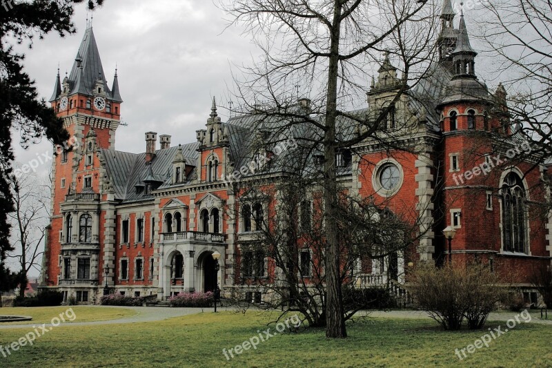 The Palace Ballestrem Architecture Castle Pławniowice