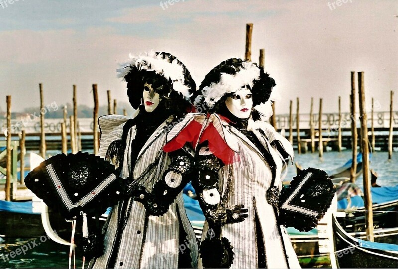 Carnival Mask Figure Ritual Venice