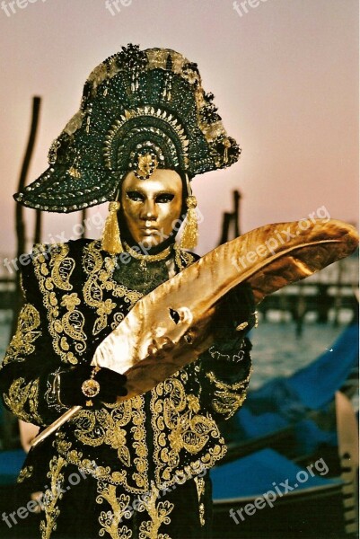 Carnival Mask Figure Ritual Venice