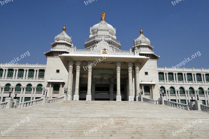 Suvarna Vidhana Soudha Belgaum Legislative Building Architecture Karnataka