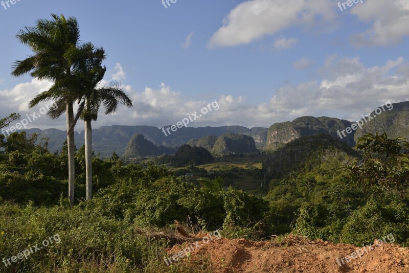 Cuba Viñales Valley Landscape Nature Free Photos