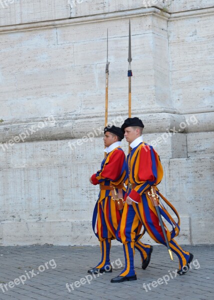 Rome Swiss Guard Vatican Guard Halberd