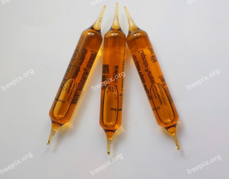 Ampoules Medication Medicine Treatment Free Photos