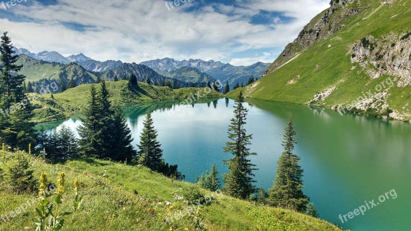 Seeaple Lake Foghorn Oberstdorf Allgäu Hike