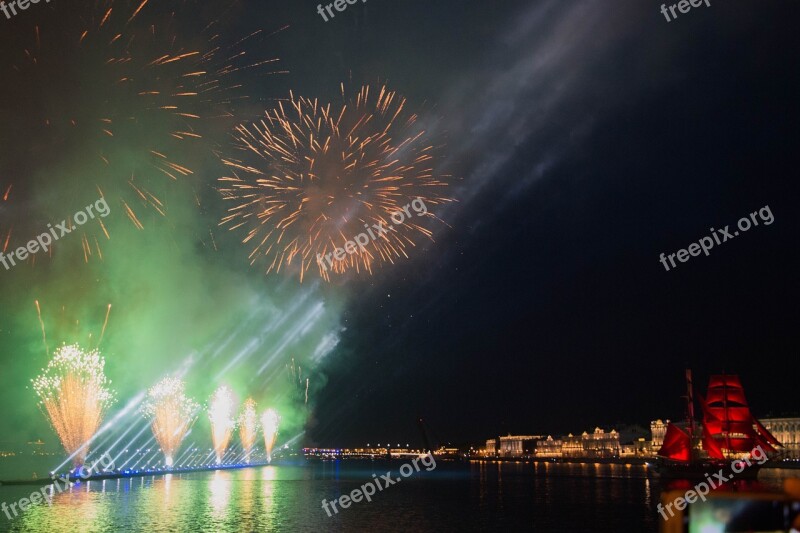 Holiday Salute River Ship Fireworks