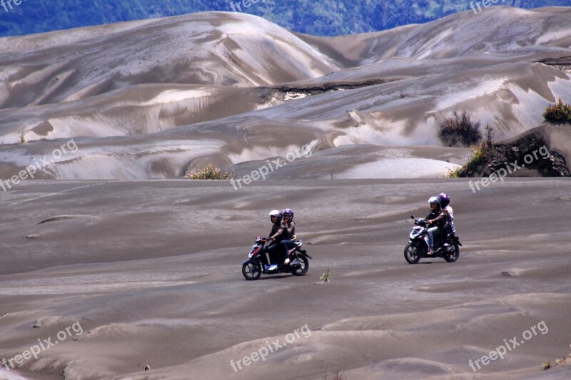 Sand Indonesian Nature Tourism The Landscape