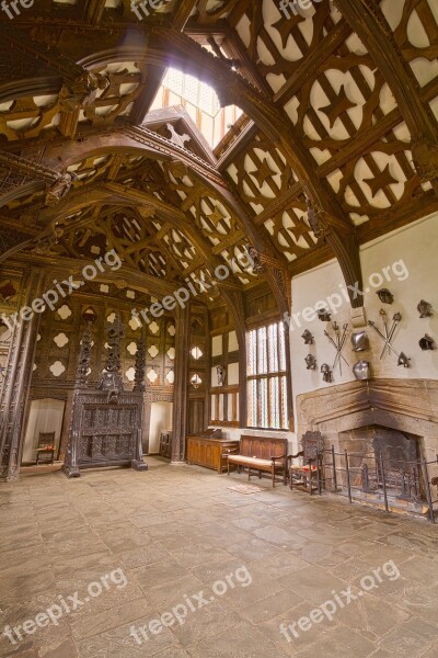 Rufford Old Hall Hall Halls Interior Interiors