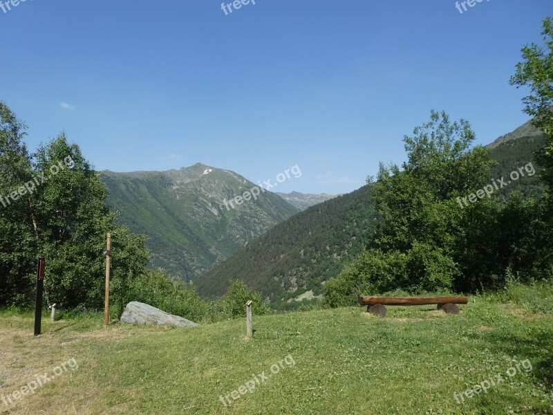 Mountain Trees Andorra Free Photos