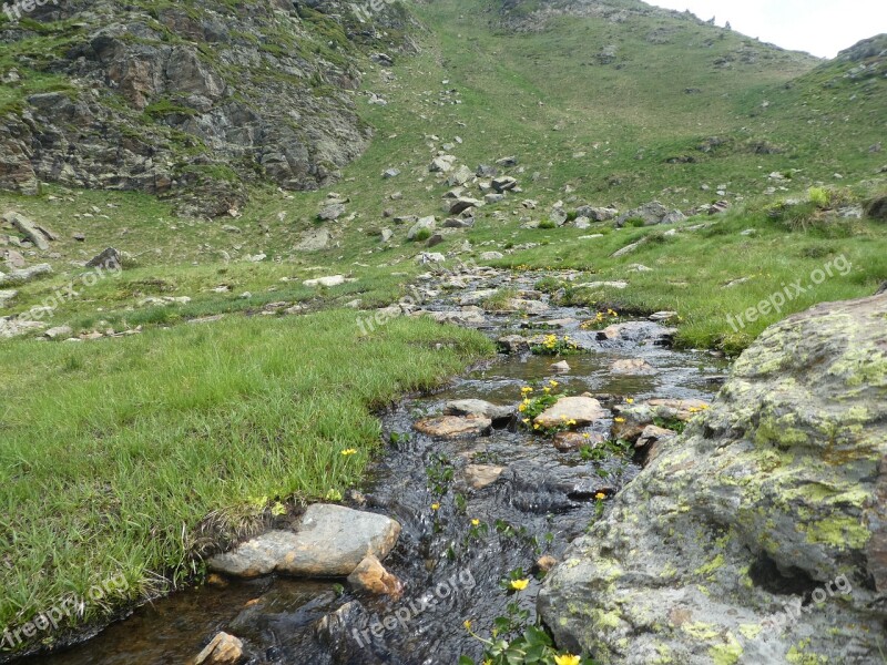 River Mountain Andorra Free Photos