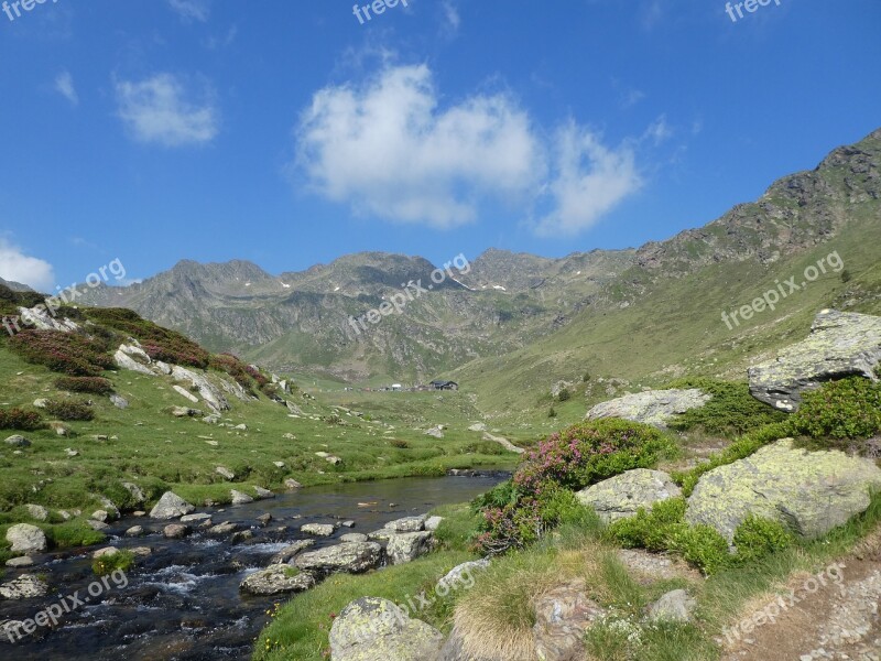 River Mountain Andorra Free Photos