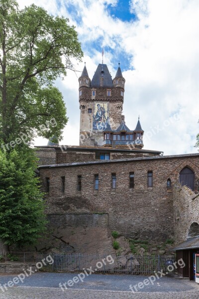 Castle Cochem Middle Ages Historically Architecture