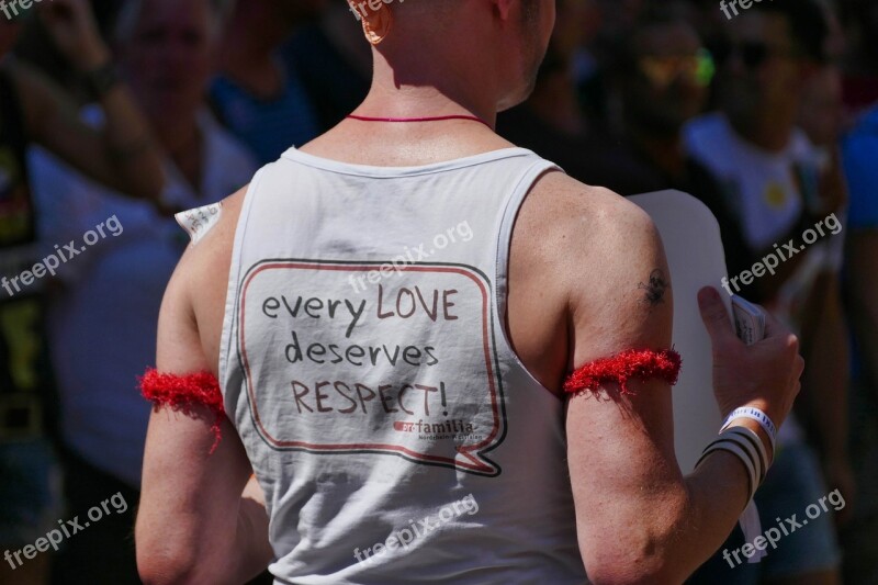 Csd Gay Parade Cologne Demonstration