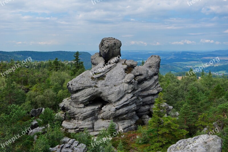 Rocks Moutains Poland Stołowe Moutain