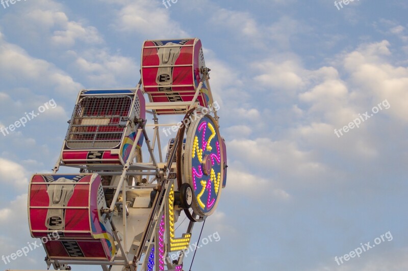 Carnival Carnival Ride Sky Ride In The Sky Zipper