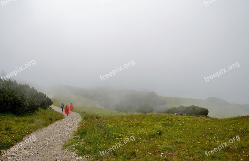 Alps Fog Rainy Sudden Change