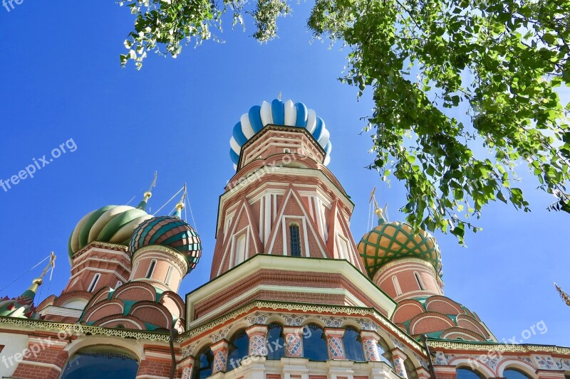 Church Moscow Russia Cathedral Dome