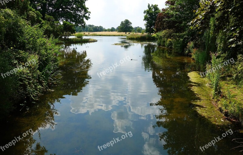 Water Secluded Landscape Peaceful Countryside