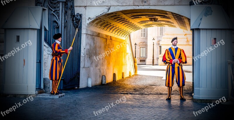 Vatican Guard Guard Catholic St Peter's Basilica Uniform