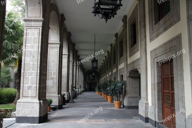 Hallway Architecture Building Old Free Photos