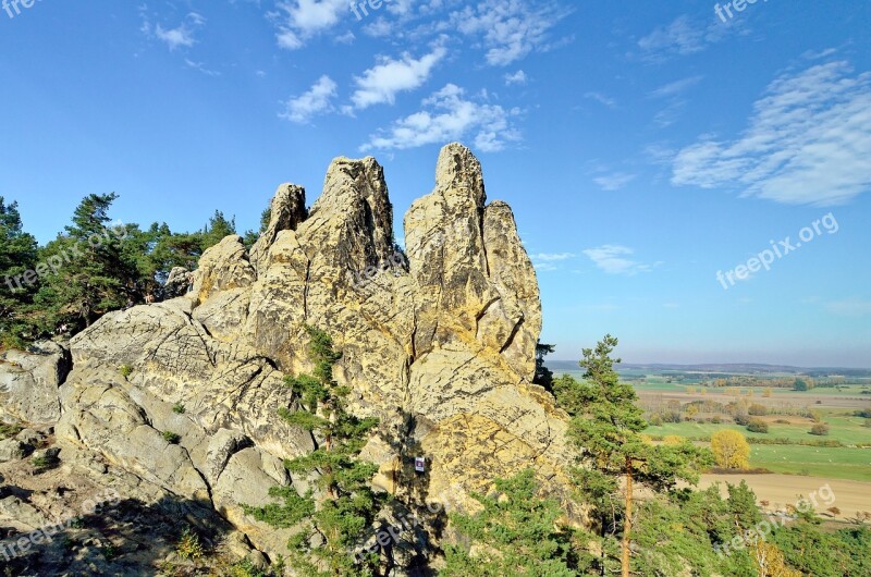 Germany Resin Devil's Wall Cliff Rock