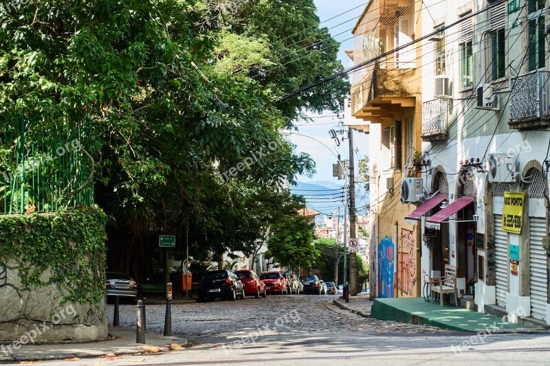 Rio De Janeiro Brazil Santa Teresa Road Mood