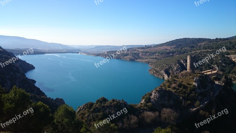 Spain Pyrenees Landscape Huesca Lake