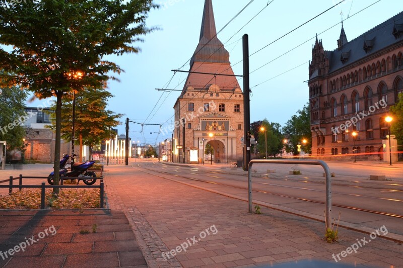 Rostock Hanseatic City Architecture Stone Gate City