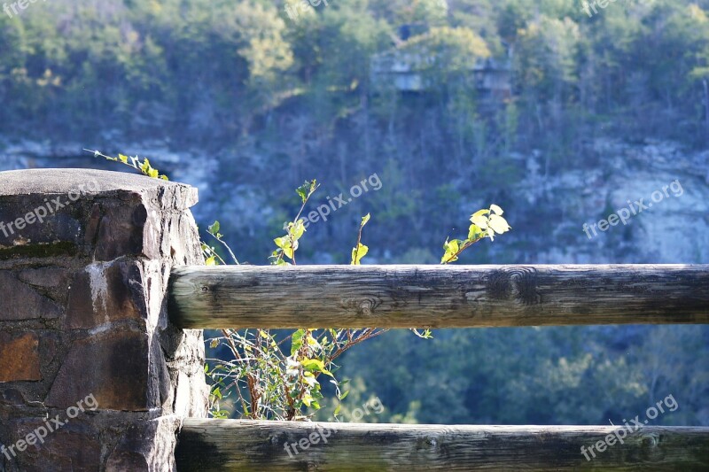 Alabama Cañoñ View Fence Backdrop