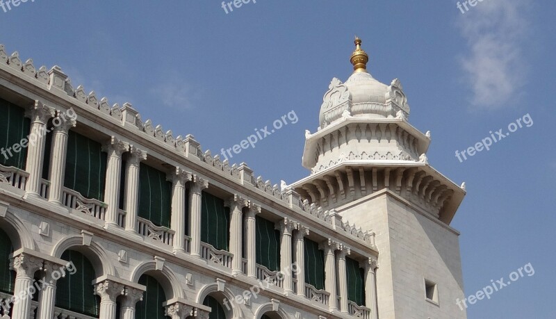 Suvarna Vidhana Soudha Belgaum Legislative Building Architecture Karnataka