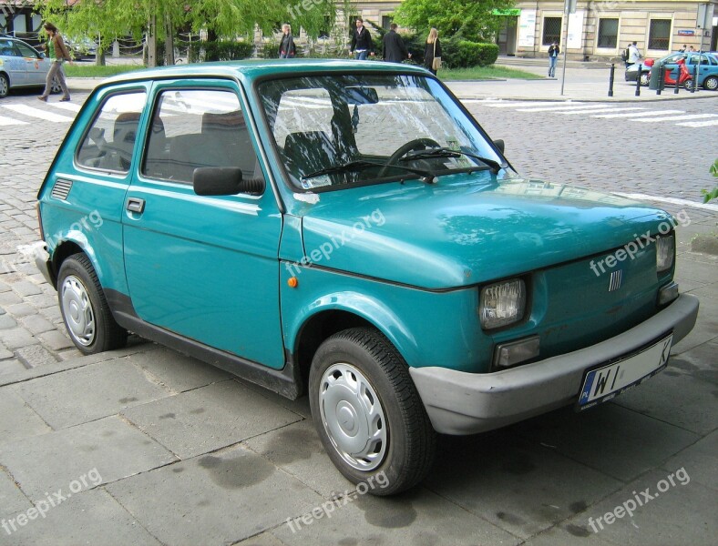 Fiat 126 Auto City Car Motor Vehicle Fiat