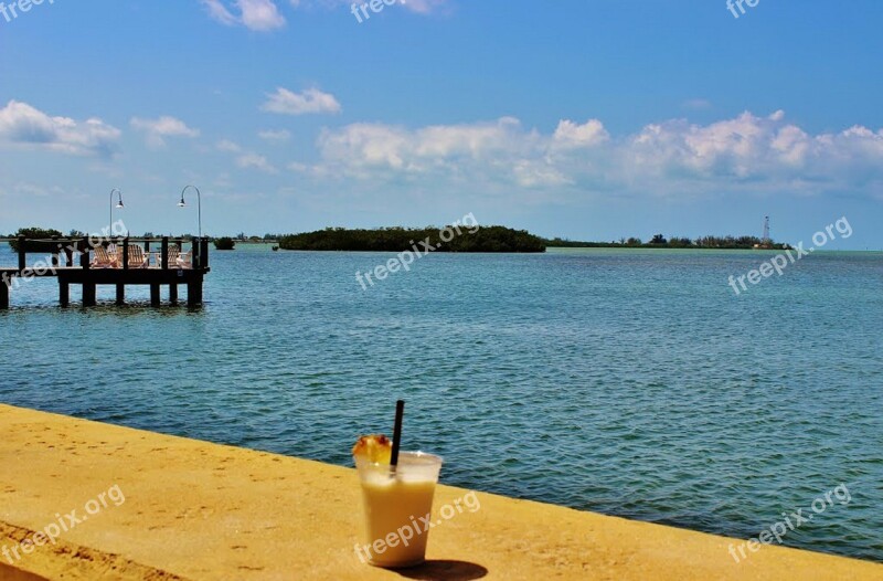 Margaritaville Pina Colada Key West Florida Sea