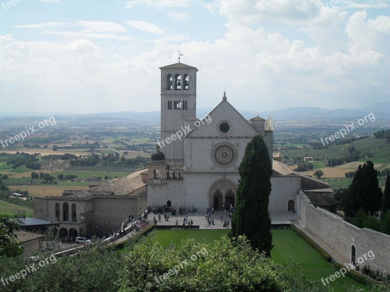 Assisi Church Italy Architecture Historical