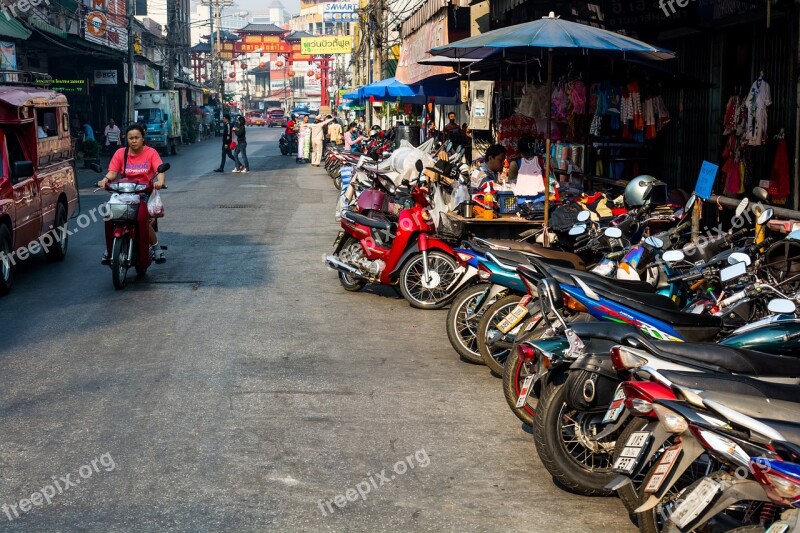 Warorot Market Chiang Mai North Thailand Free Photos