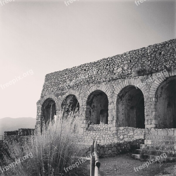 Ruins Excavations Romano Romans Temple