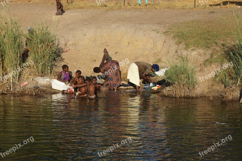 Africa Kwando Family Wash Laundry Day