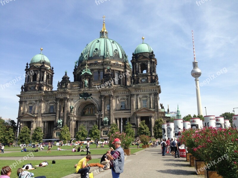 Berlin Berlin Cathedral Church Architecture Capital