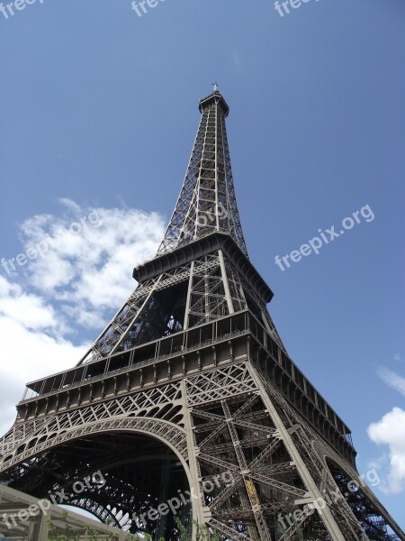 Tower Eiffel Tower Paris Free Photos