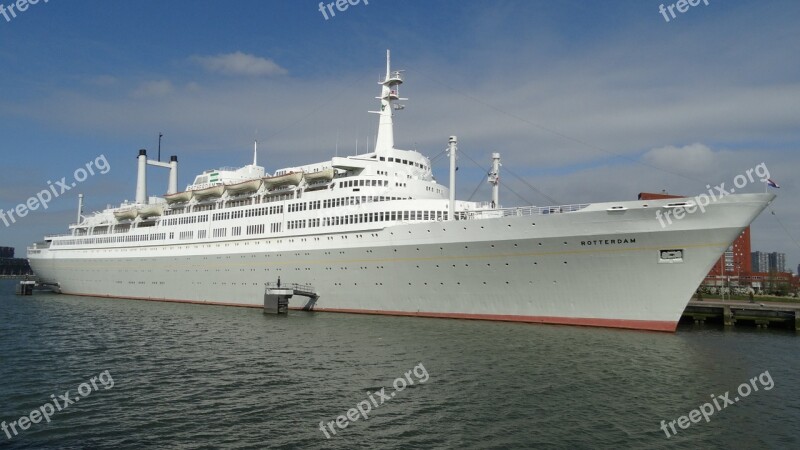 Ss Rotterdam Steam Ship Rotterdam Cruise Free Photos