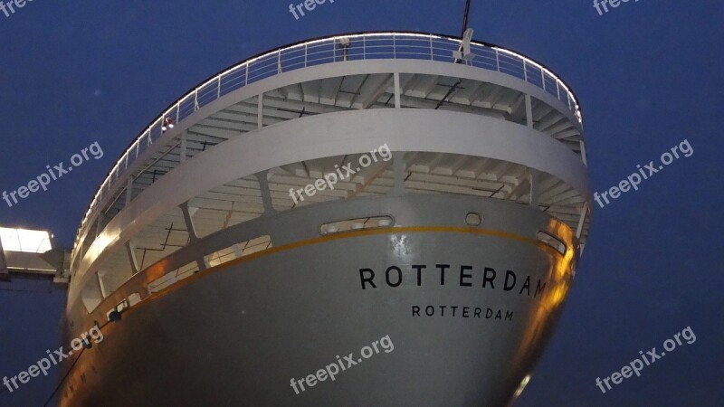 Ss Rotterdam Rotterdam Ship Cruise Boat