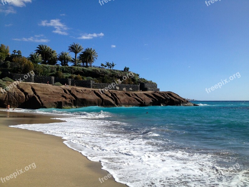 Tenerife Atlantic Sea Beach Blue