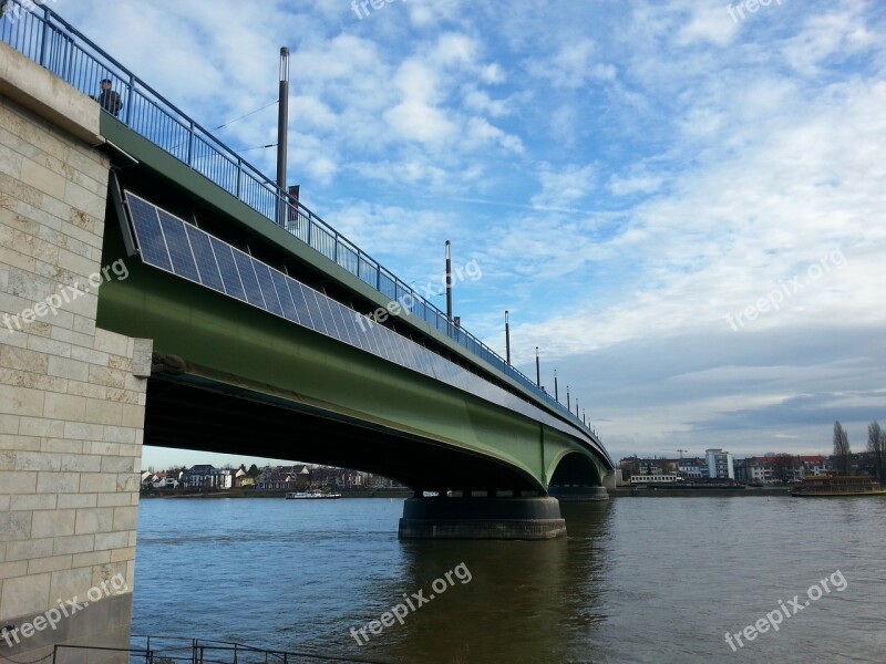 Bonn Bridge Solar Panels Air Water