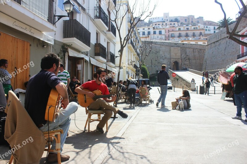 Ibiza Singing Music Street Market