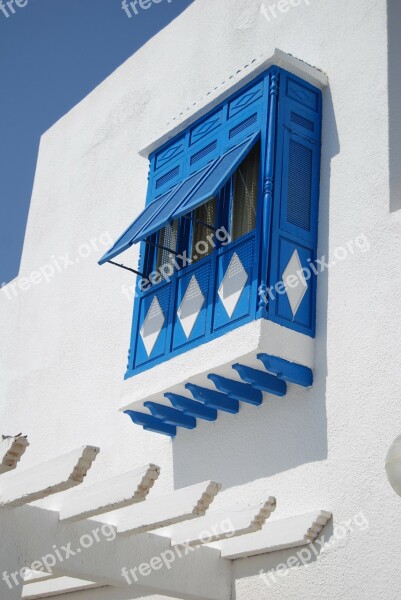 Balcony Tunisia Facade Building House