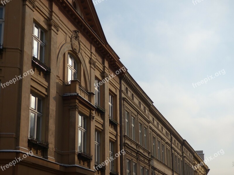 Kamienica Monument Kraków Shutters Old