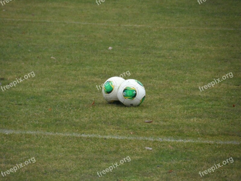 The Ball The Pitch Football Match Training