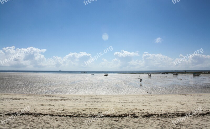 Mombasa Coast Kenya Beach Ocean