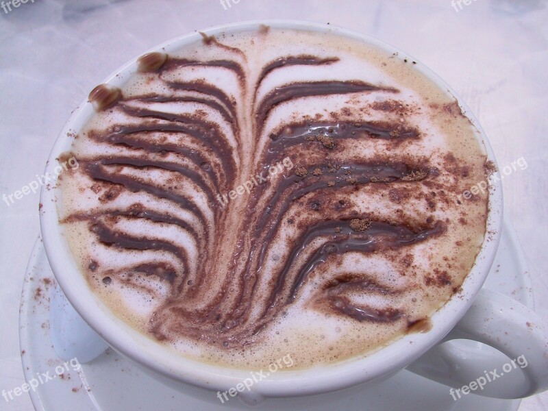 Coffee Cafe Cappuccino Melange Chocolate